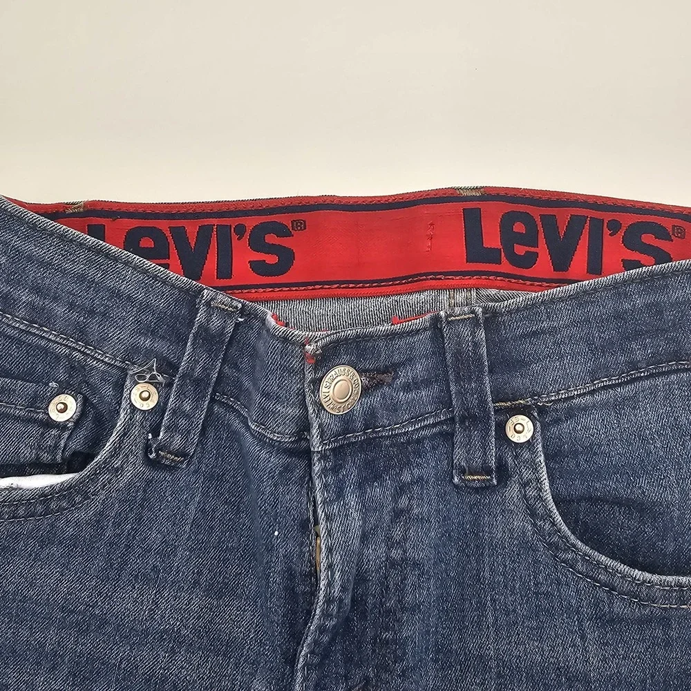 Levi's Kids 511 Slim Fit Jeans Size 12 Regular W26 L27 Blue Denim Made‎ in Kenya